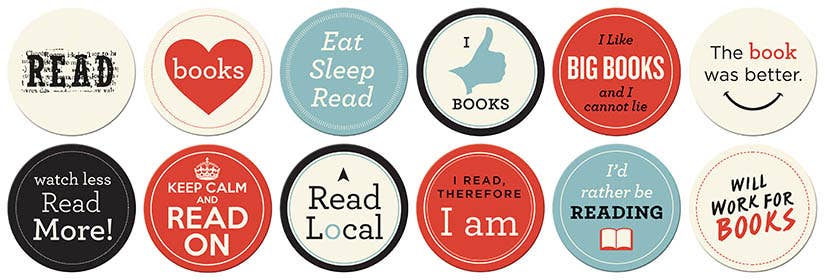 I Love Books Magnets