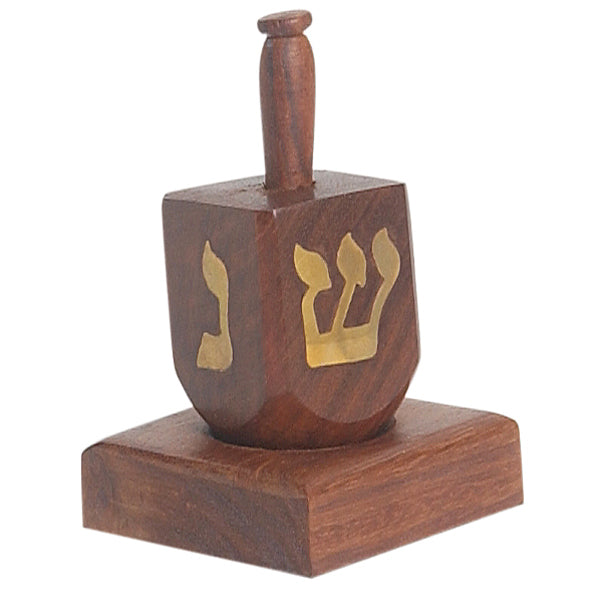 Wood & Gold Dreidel