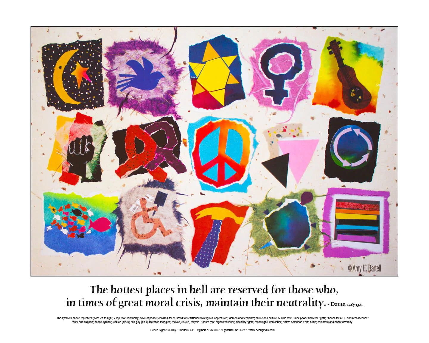 Peace Signs Poster
