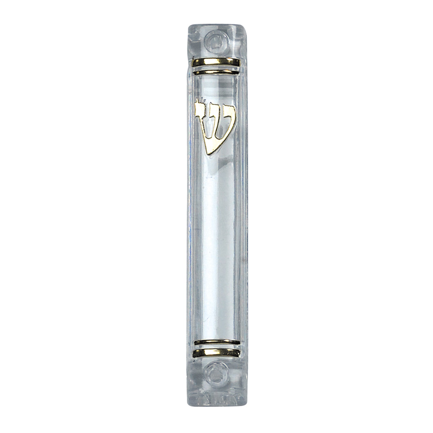 Clear Lucite Mezuzah