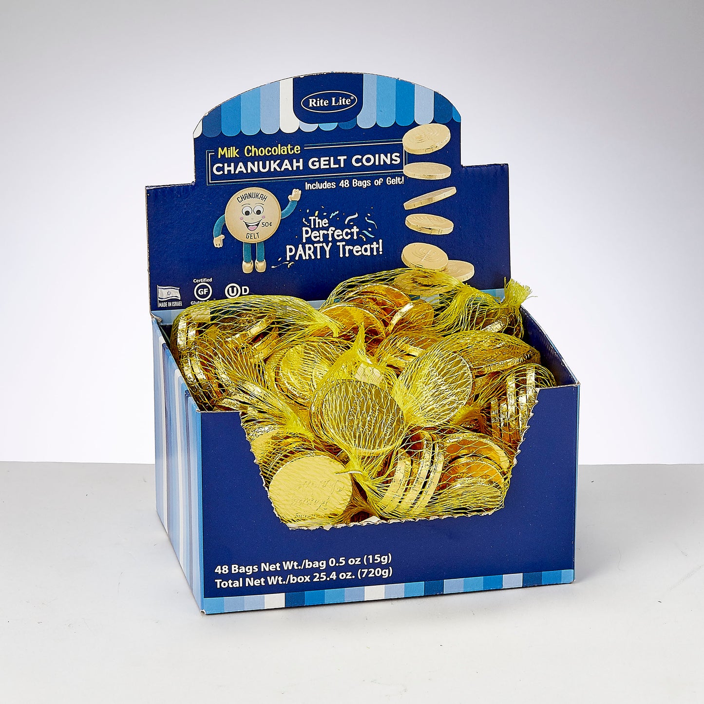 Chocolate Gelt Gold Coins