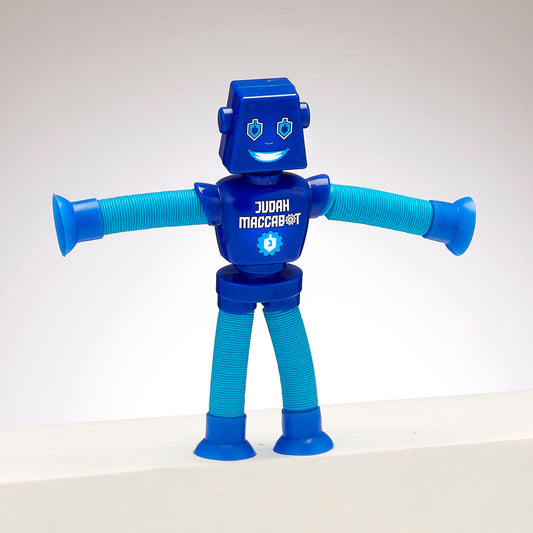 Chanukah "Judah Maccabot" Pop Tube Toy