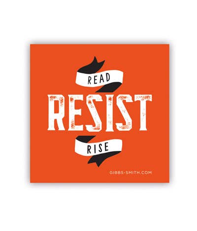 Read Resist Rise Sticker
