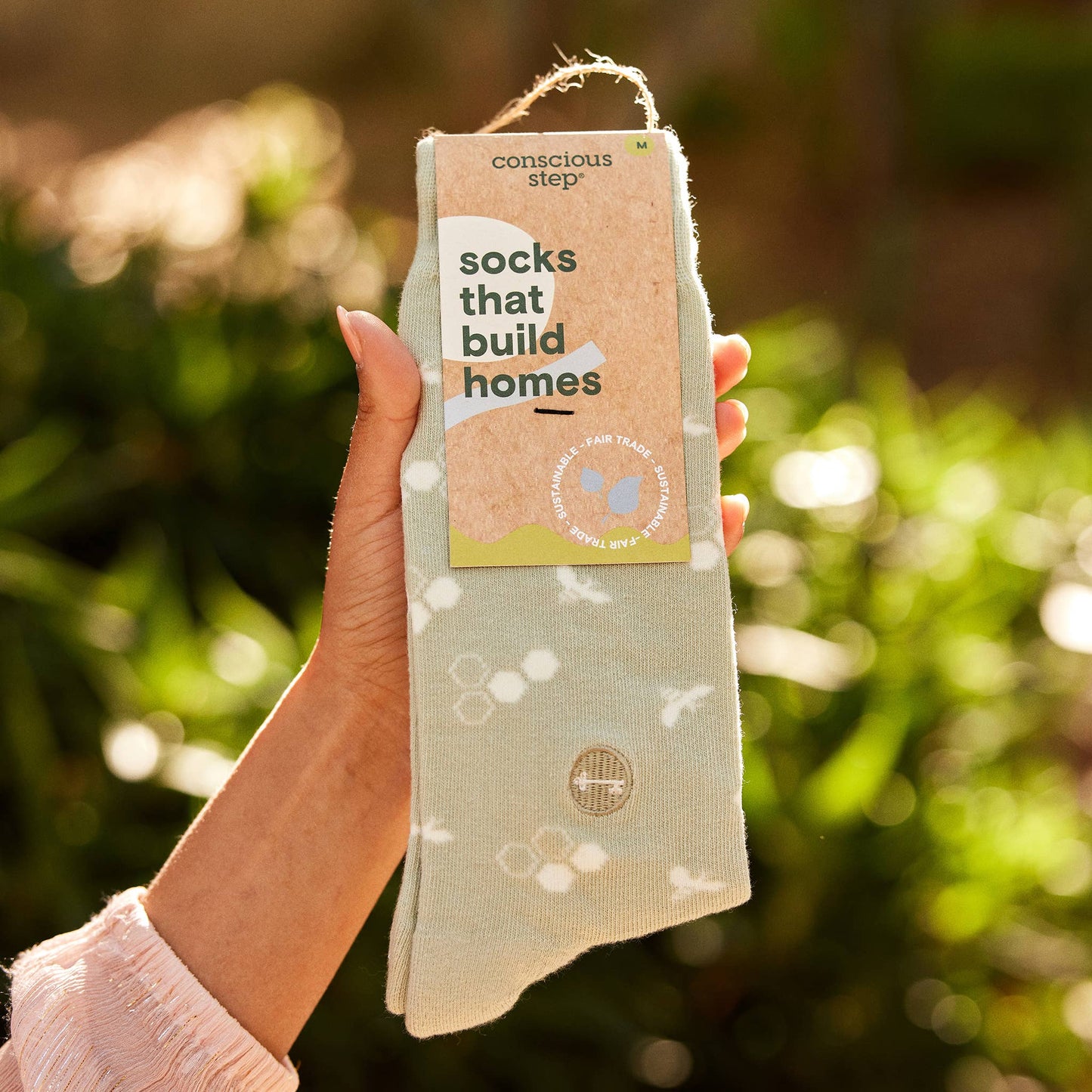 Socks that Build Homes (Green Bees)