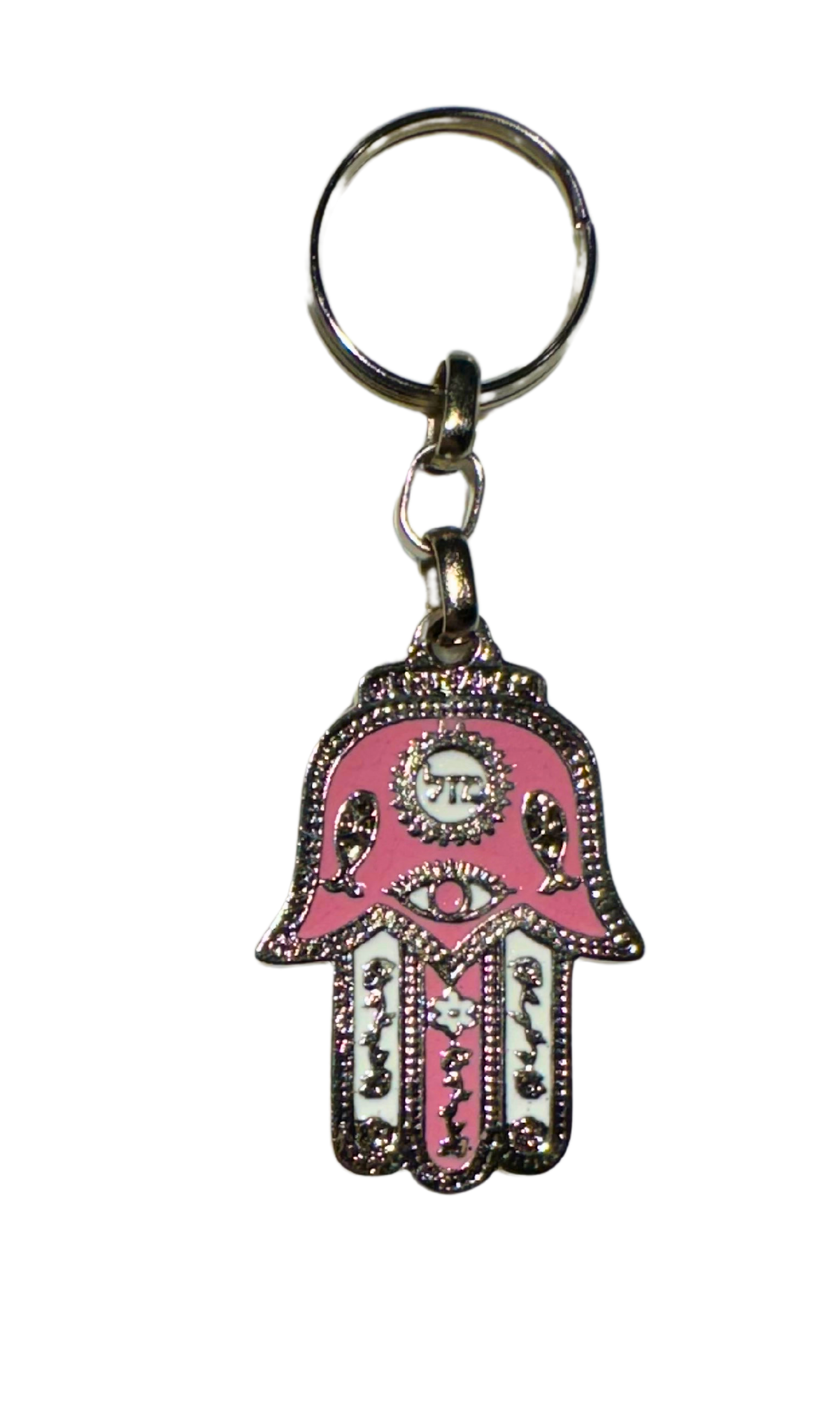 Colorful Hamsa Keychain