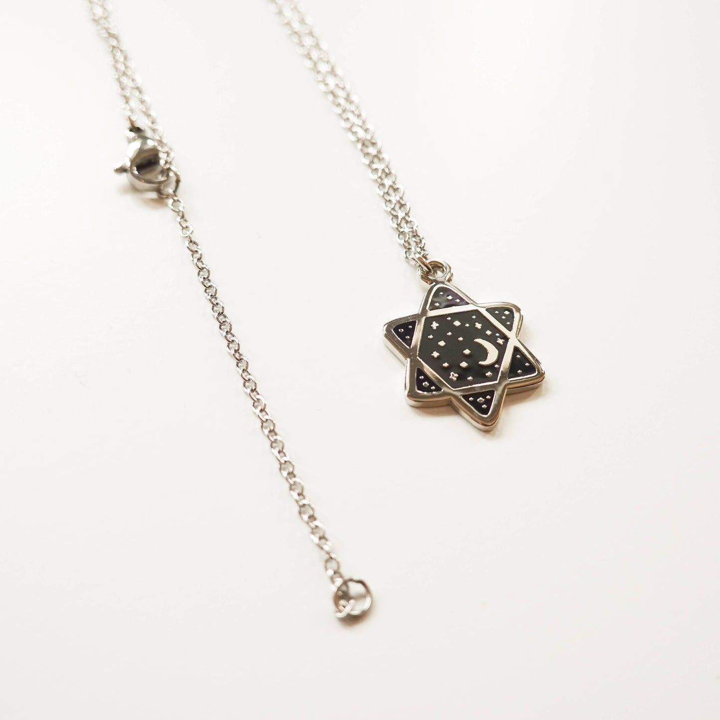 Mini Cosmic Magen David Necklace