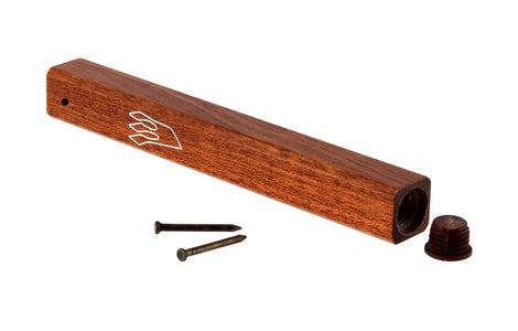 Dark Wooden Mezuzah Case