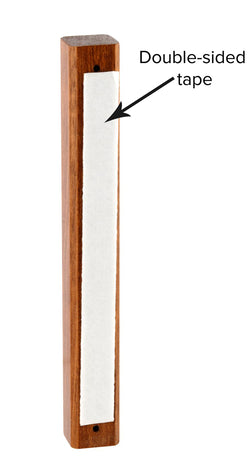 Dark Wooden Mezuzah Case