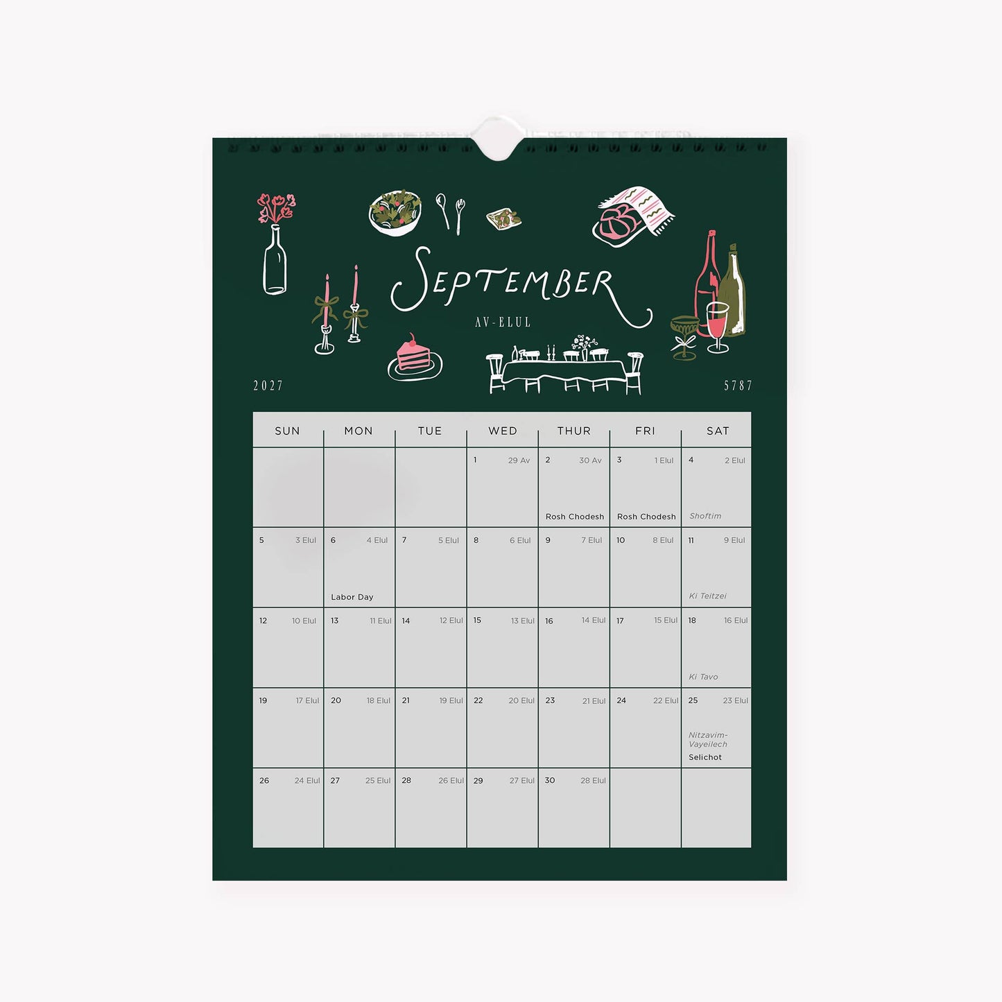Jewish Calendar 2027 / 5787