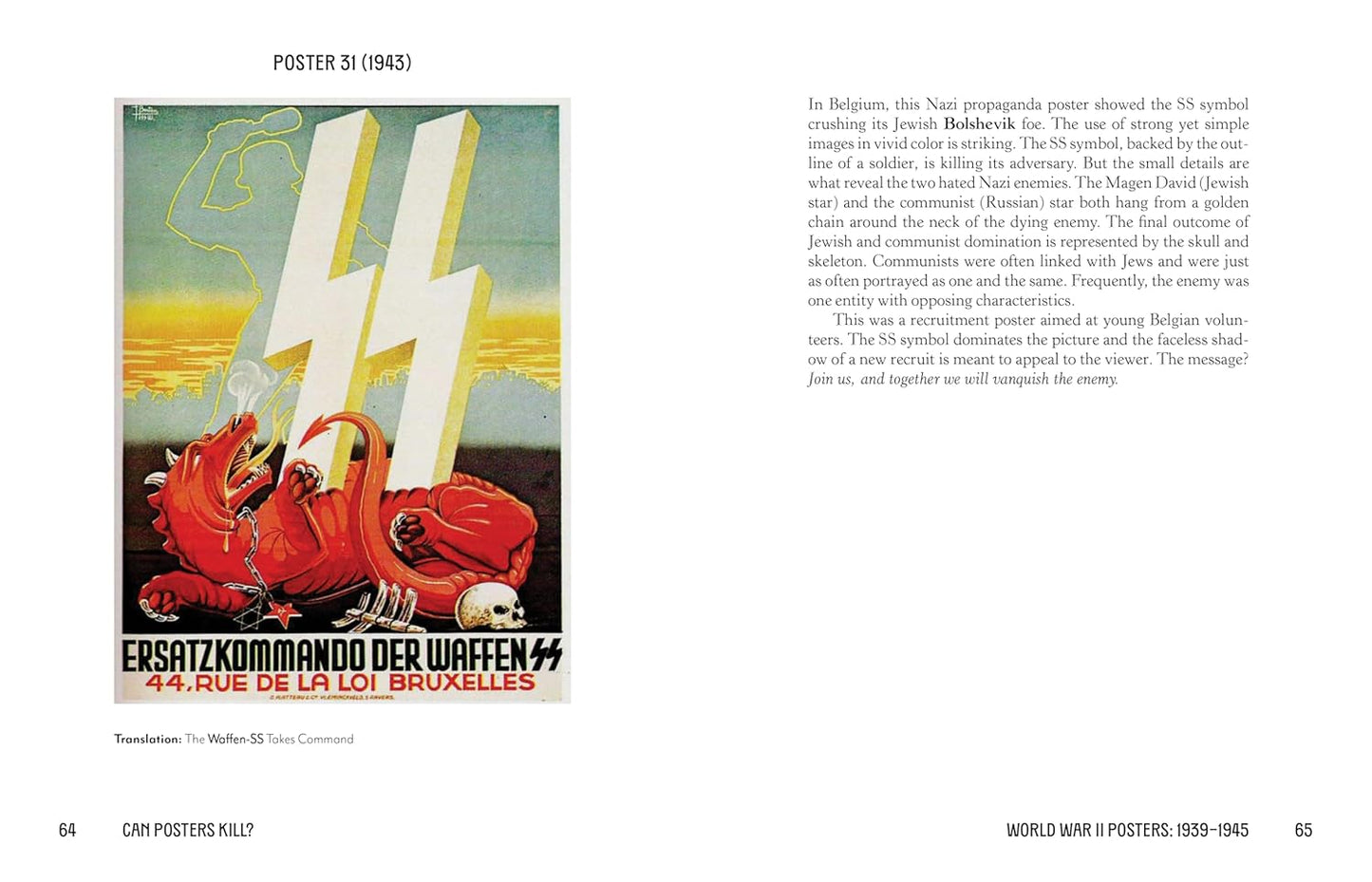 Can Posters Kill?: Antisemitic Propaganda and World War II