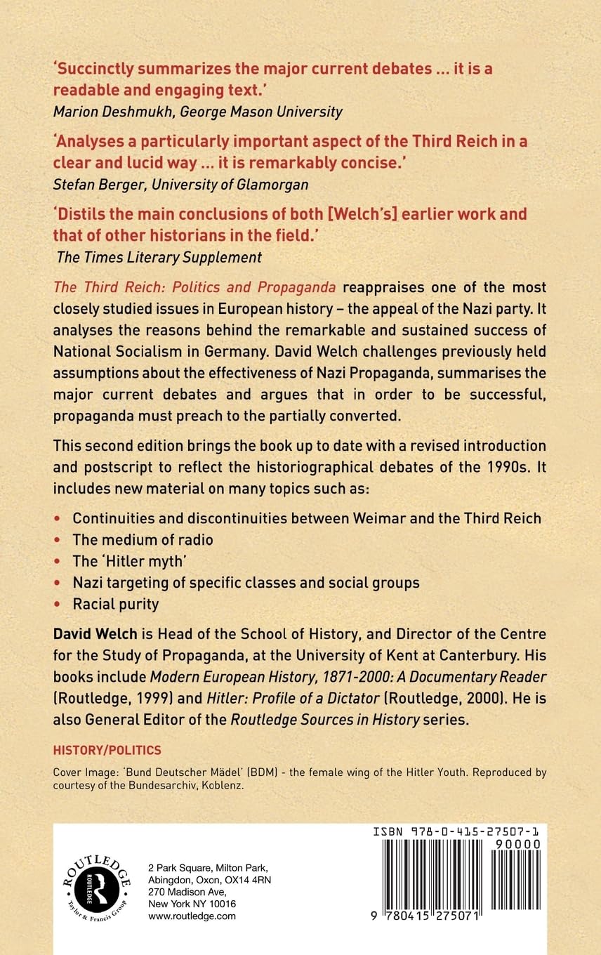 The Third Reich: Politics and Propoganda
