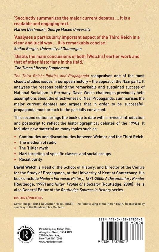 The Third Reich: Politics and Propoganda