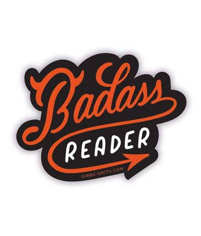 Badass Reader Sticker