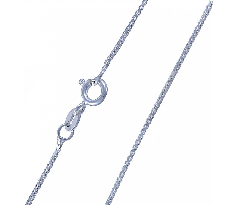 925 Sterling Silver Box Chain 18"
