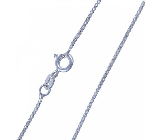 925 Sterling Silver Box Chain 18"