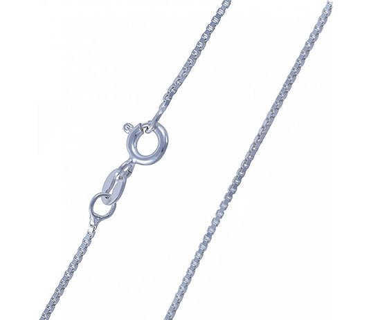 925 Sterling Silver Box Chain 20"