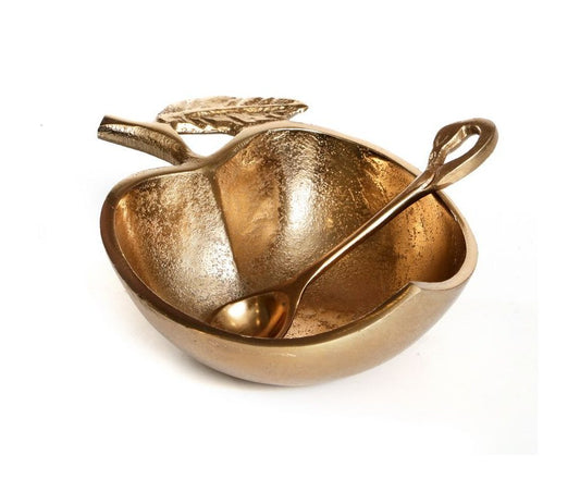 Golden Apple Shaped Honey Dish