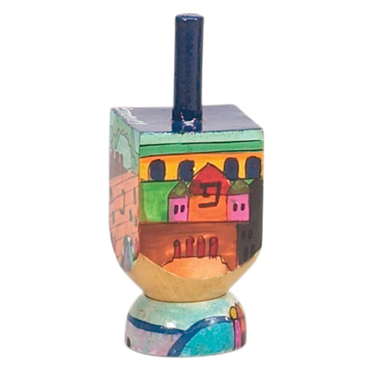 Hand-Painted Wooden Collector Dreidel
