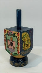 Hand-Painted Wooden Collector Dreidel