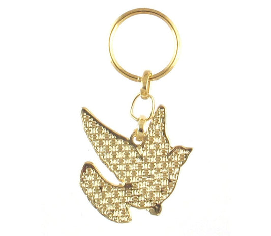 Shalom Dove Keychain