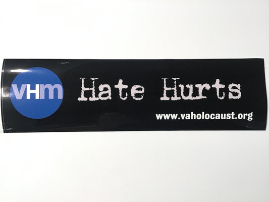 Hate Hurts Bumper Sticker