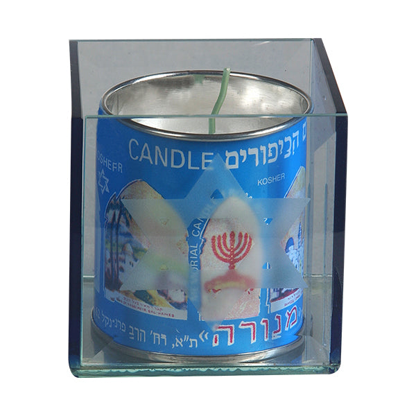 Glass Memorial Candle