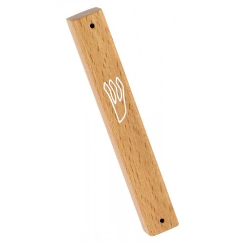 Wooden Mezuzah Case (4.9")