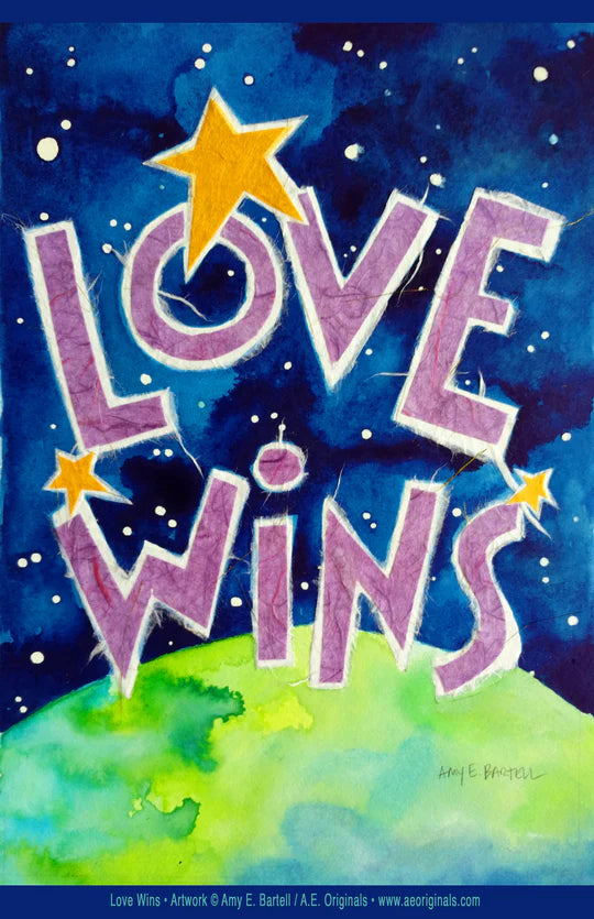 Love Wins Postcard