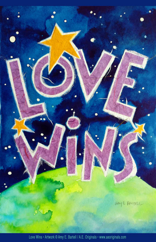 Love Wins Postcard