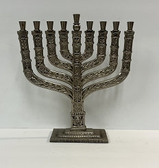 Traditional Silver Plated Menorah