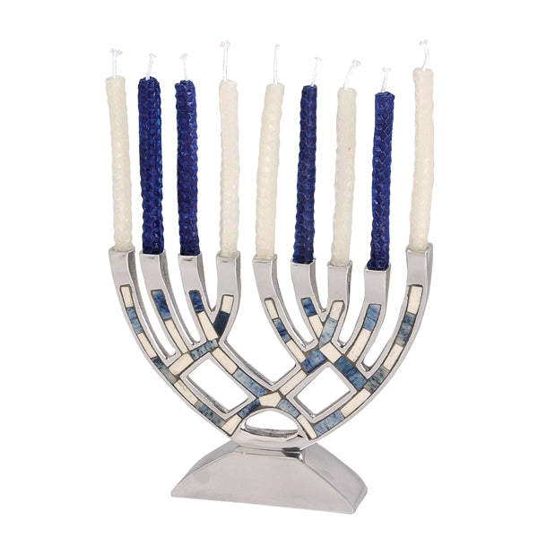 Menorah with Inlay