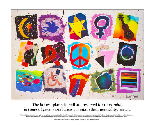 Peace Signs Poster