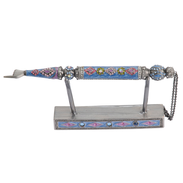 Crystal Accented Torah Pointer with Stand