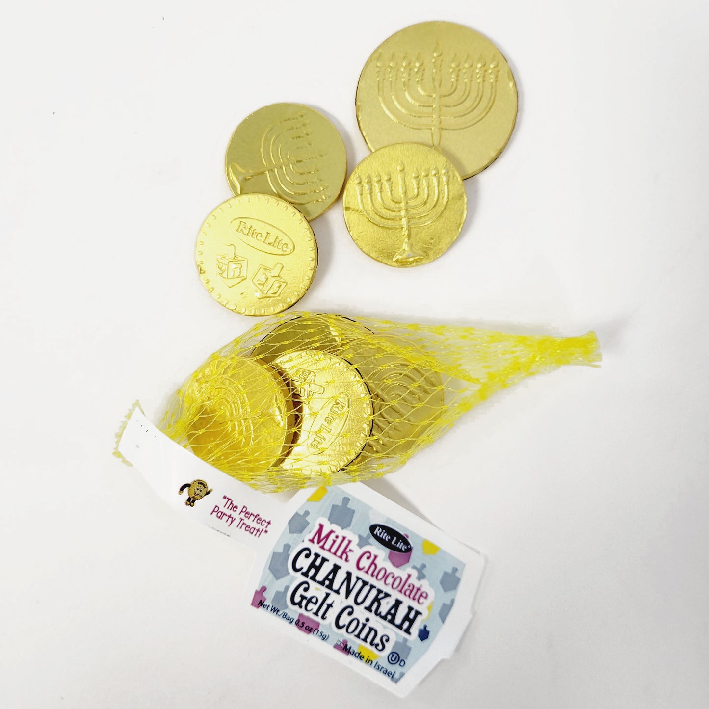 Chocolate Gelt Gold Coins