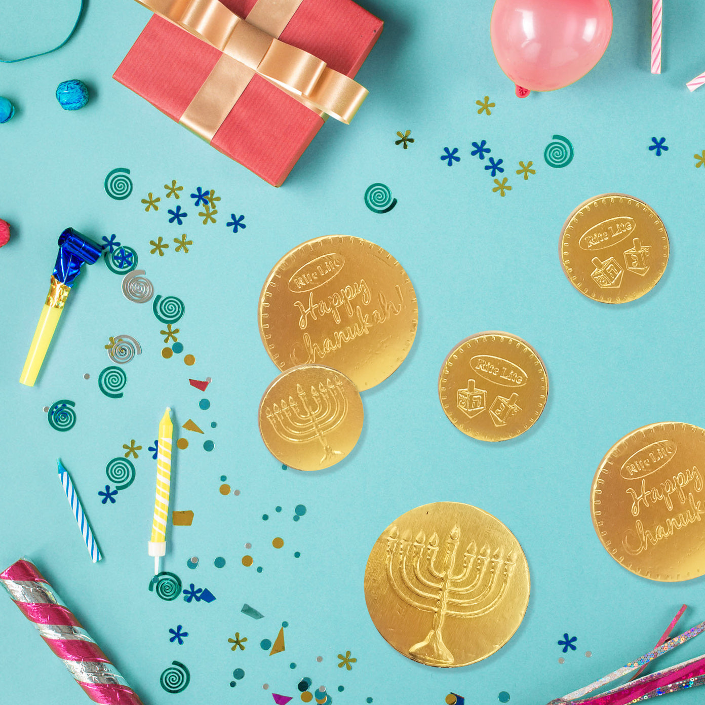 Chocolate Gelt Gold Coins
