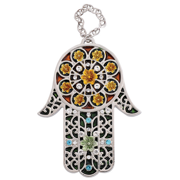 Enamel Hamsa Wall Plaque