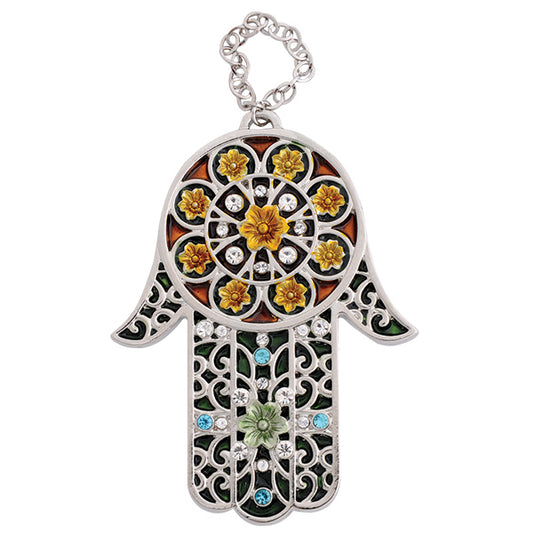 Enamel Hamsa Wall Plaque