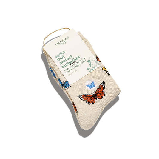 Kids Socks that Protect Butterflies