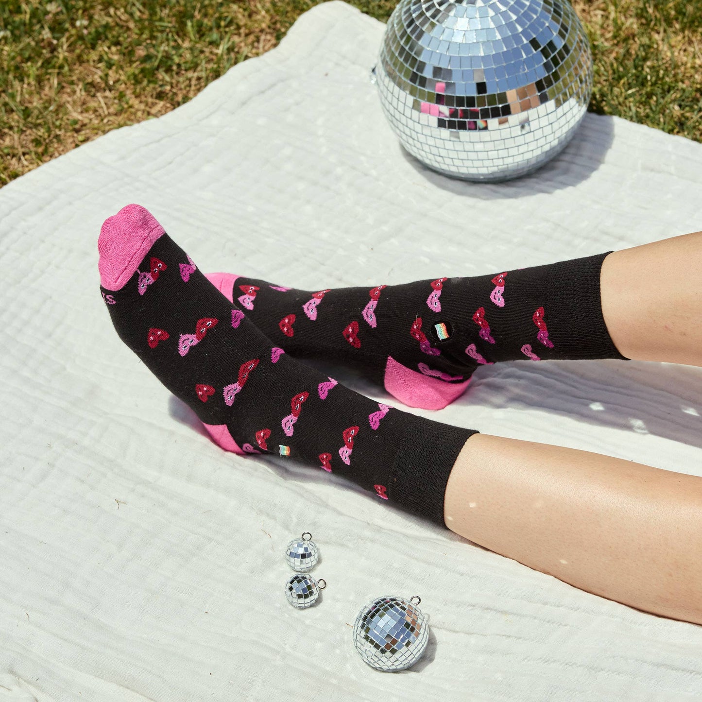 Socks that Save LGBTQ Lives (Black Hearts)