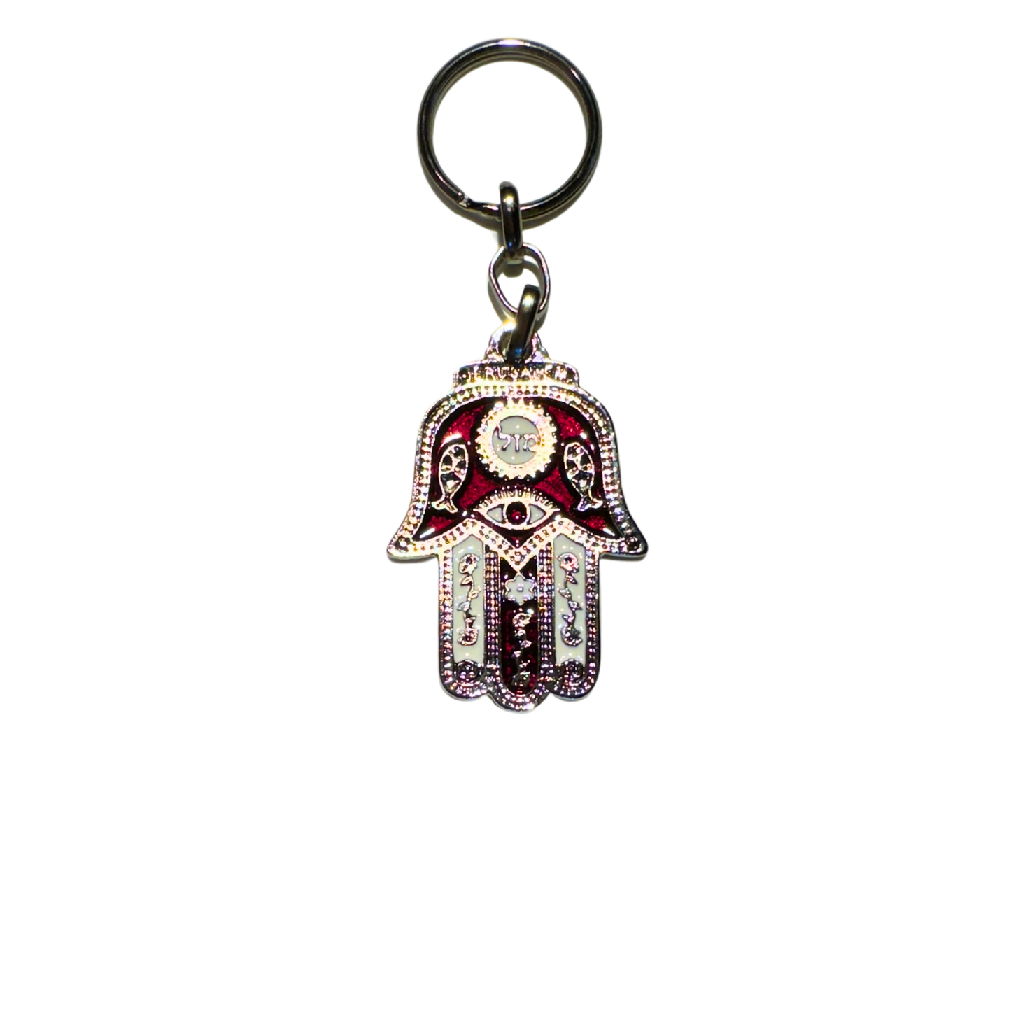 Colorful Hamsa Keychain
