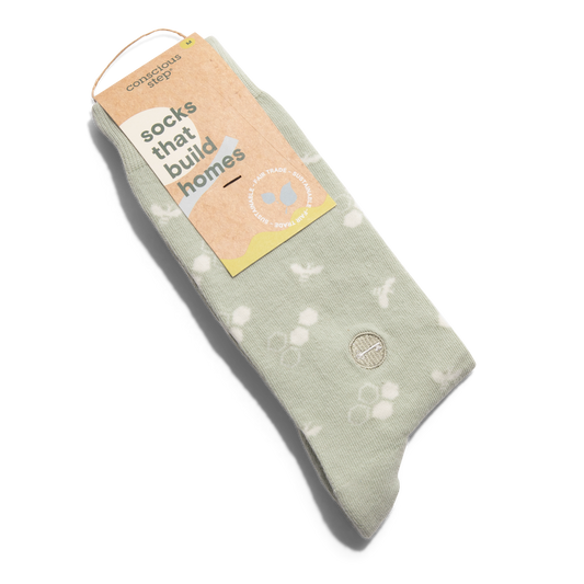 Socks that Build Homes (Green Bees)