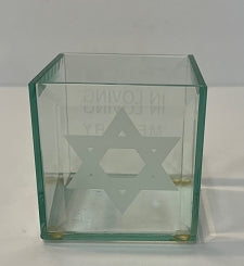 Glass Memorial Candle