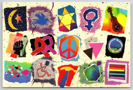Peace Signs notecard